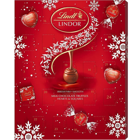 Lindt Lindor Milk Chocolate Advent Calendar 300g