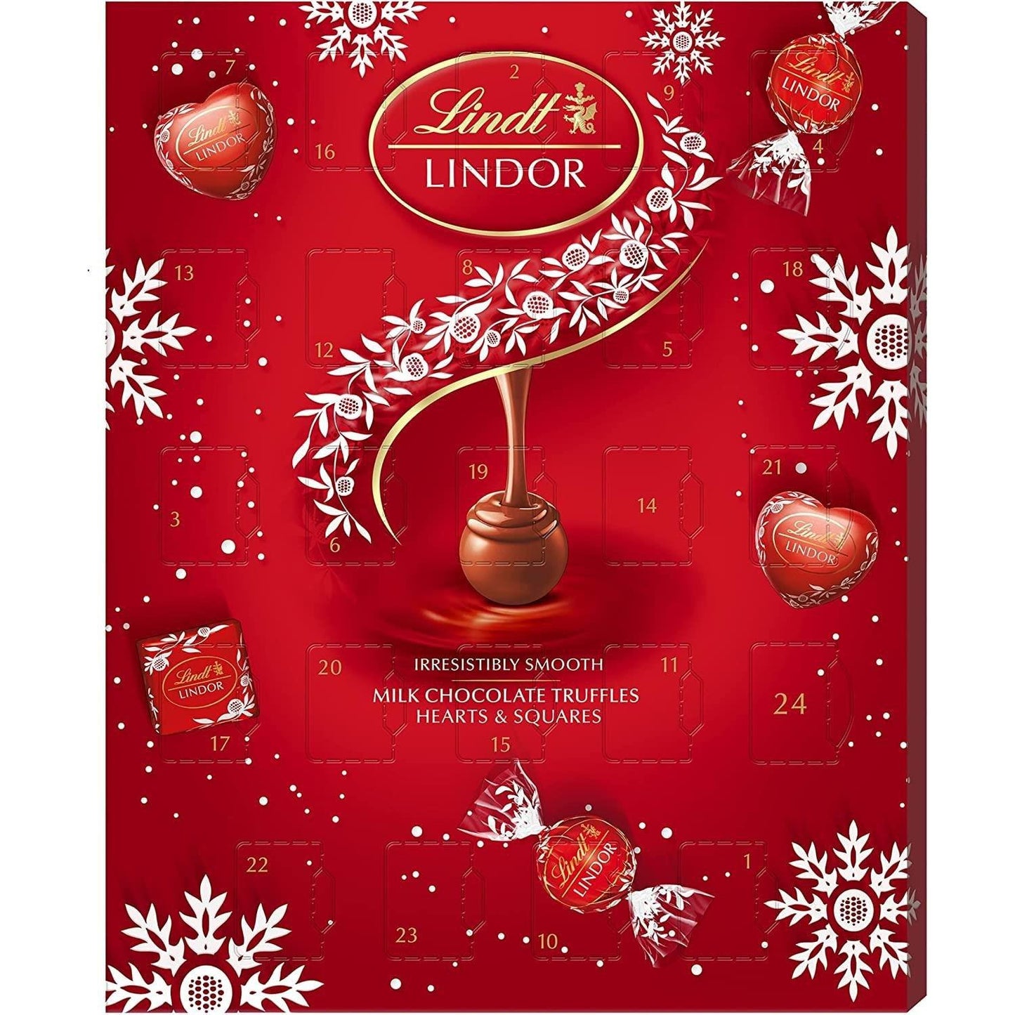 Lindt Lindor Milk Chocolate Advent Calendar 300g