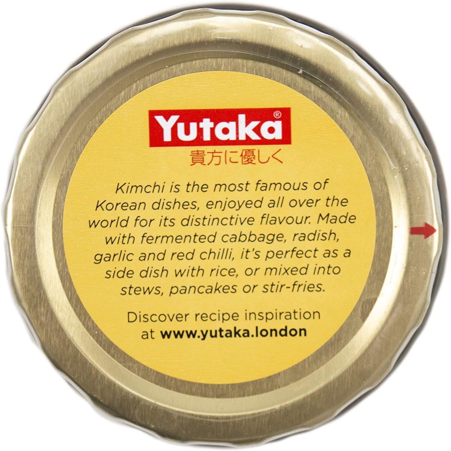 Yutaka Natural Traditional Korean Kimchi Jar 215g