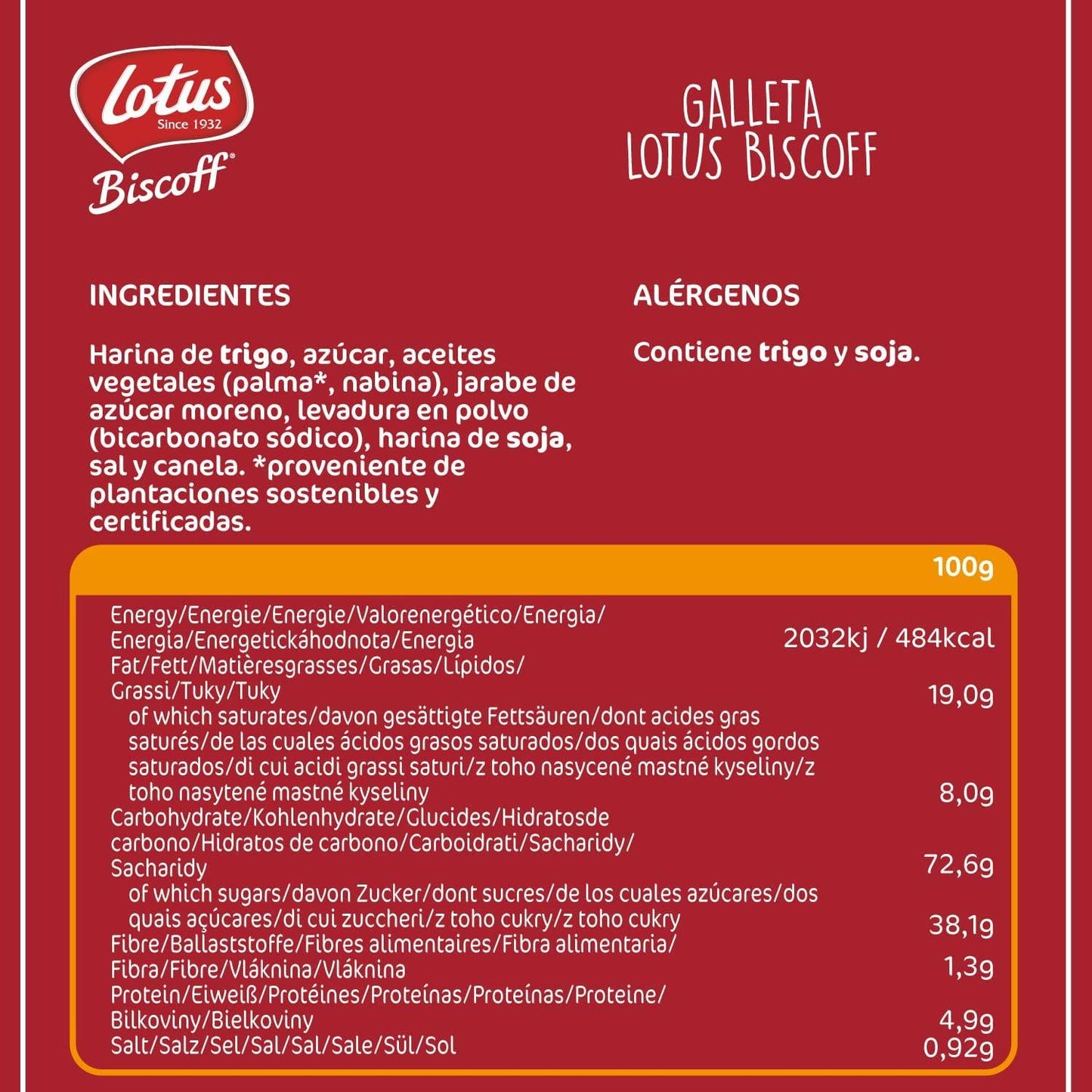 Lotus Biscoff Biscuits 250g