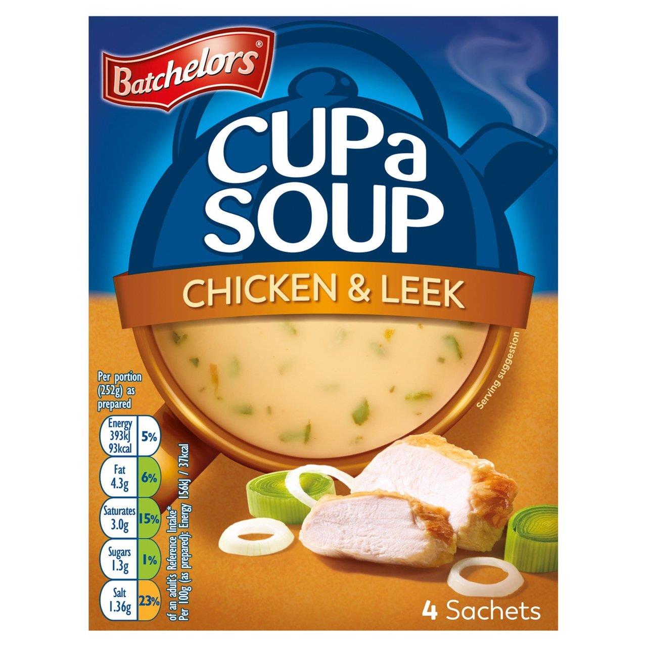 Batchelors Chicken & Leek Soup 4 Pack