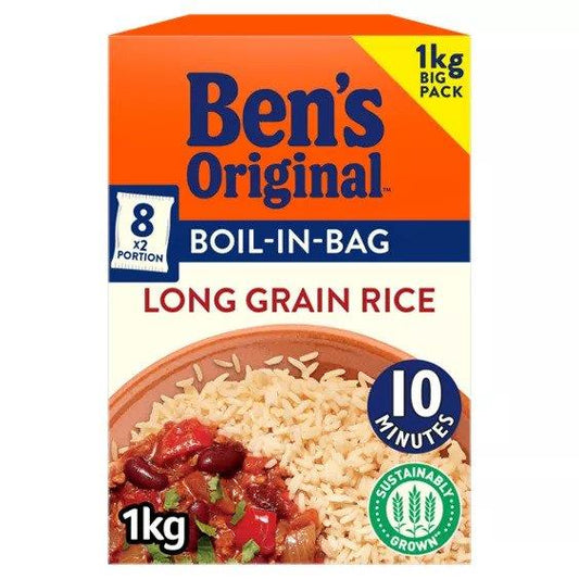 Ben's Original Boil in Bag Long Grain Rice 1kg