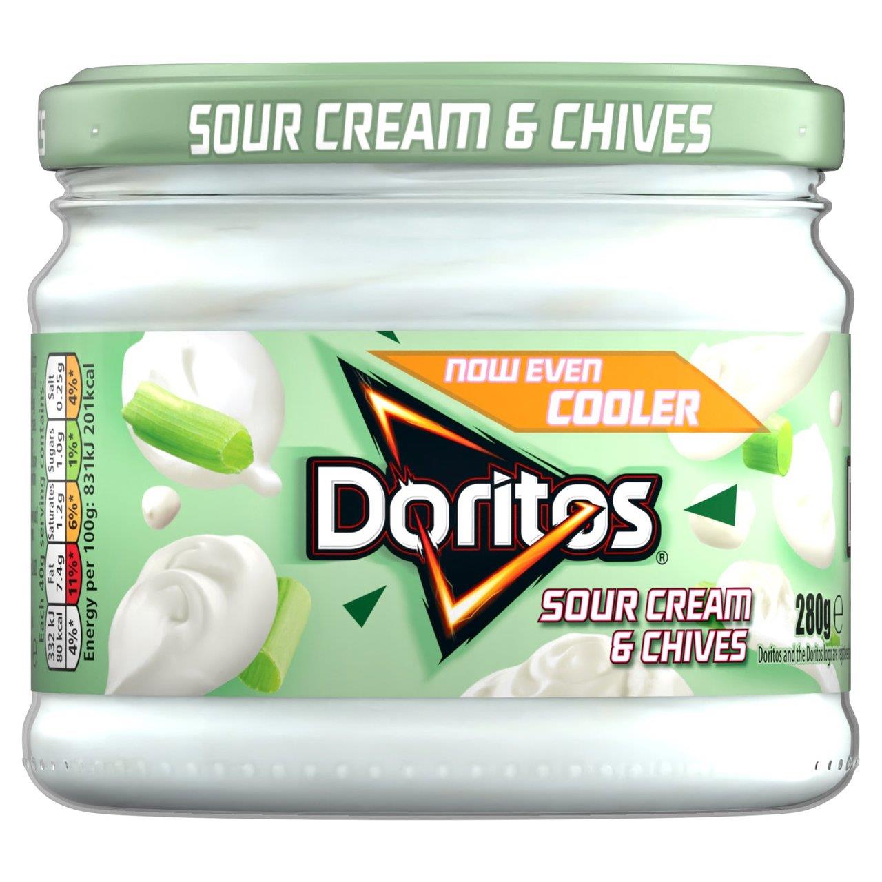 Doritos Sour Cream & Chives Sharing Dip Jar 280g