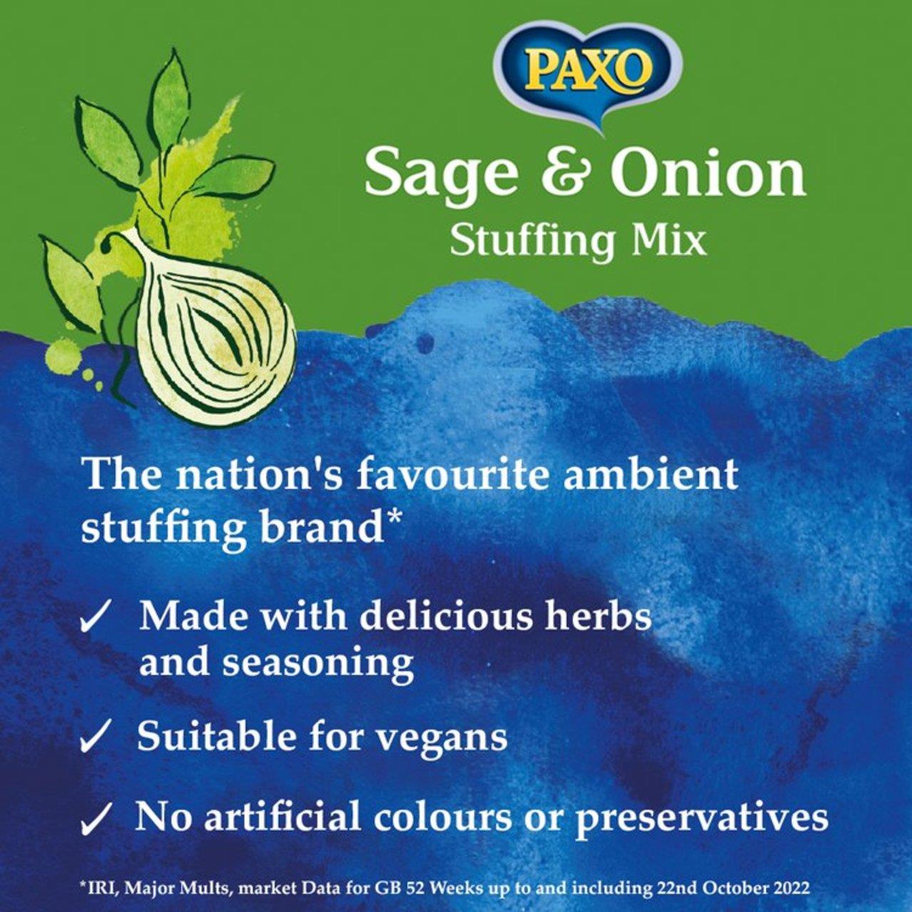 Paxo Sage & Onion Stuffing Mix 85g