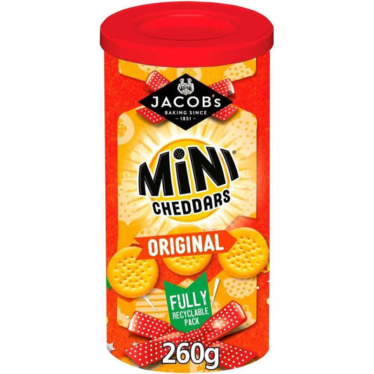 Jacobs Mini Cheddars Tin 260g