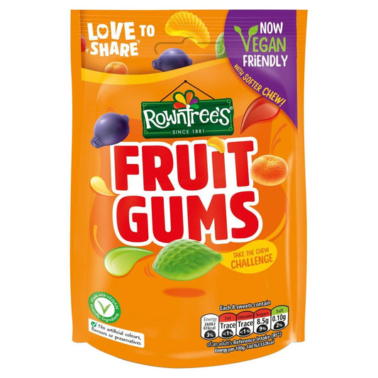 Rowntree's Fruit Gums Pouch 120g
