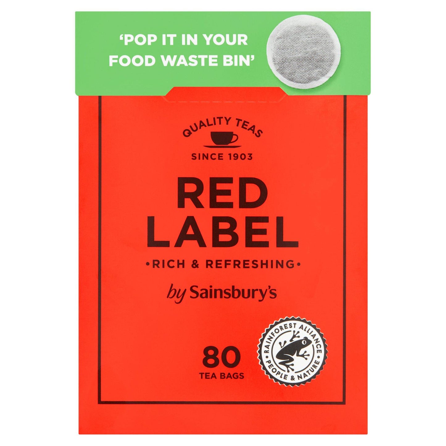 Sainsbury's Red Label Tea 80 Pack