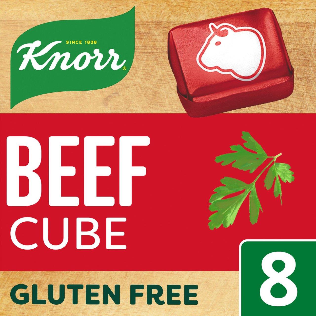 Knorr Beef Cube Stock 8 Pack 80g