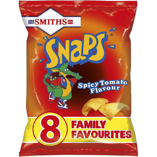 Smiths Spicy Tomato Snaps 8 Pack 13g