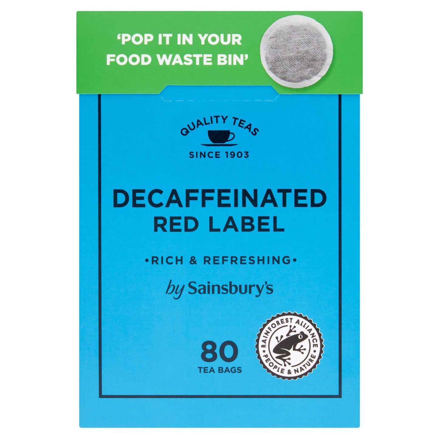 Sainsbury's Red Label Decaf Tea 80 Pack