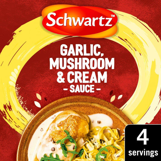 Schwartz Garlic, Mushroom & Cream Sauce Sachet 26g