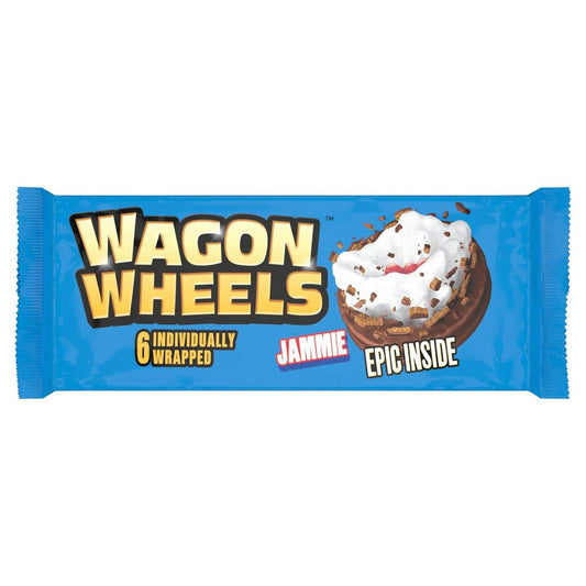 Burton's Wagon Wheels Jammie 6 Pack 228g