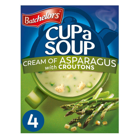 Batchelors Cream of Asparagus Croutons Soup 4 Pack