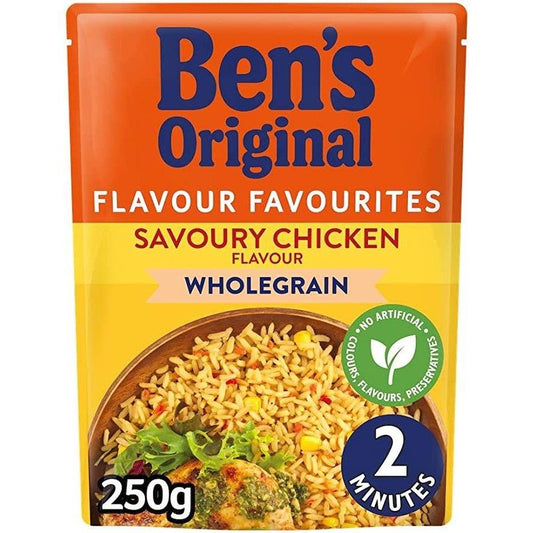 Ben's Original Wholegrain Savoury Chicken Microwave Rice 250g