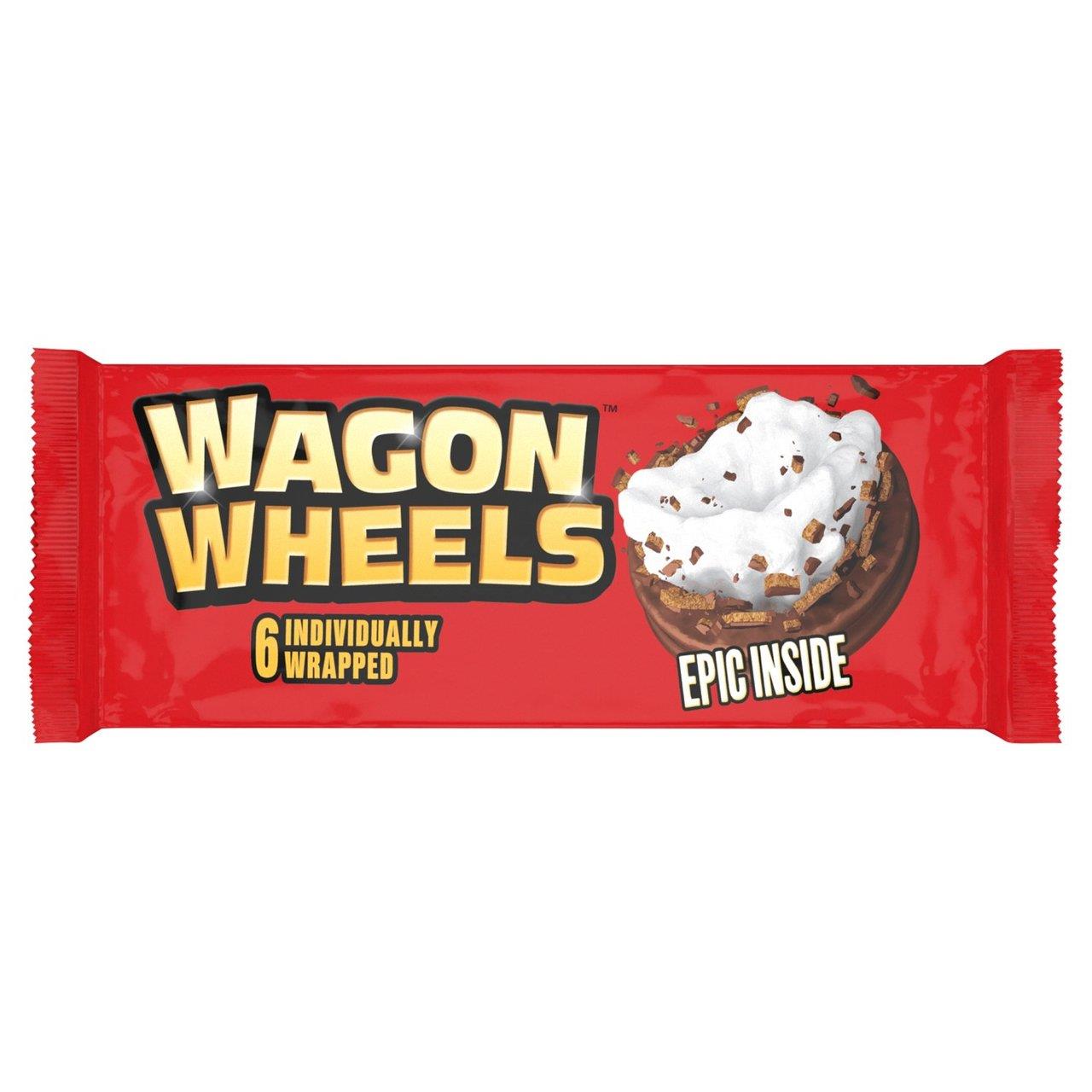 Burton's Wagon Wheels Original 6 Pack 222g