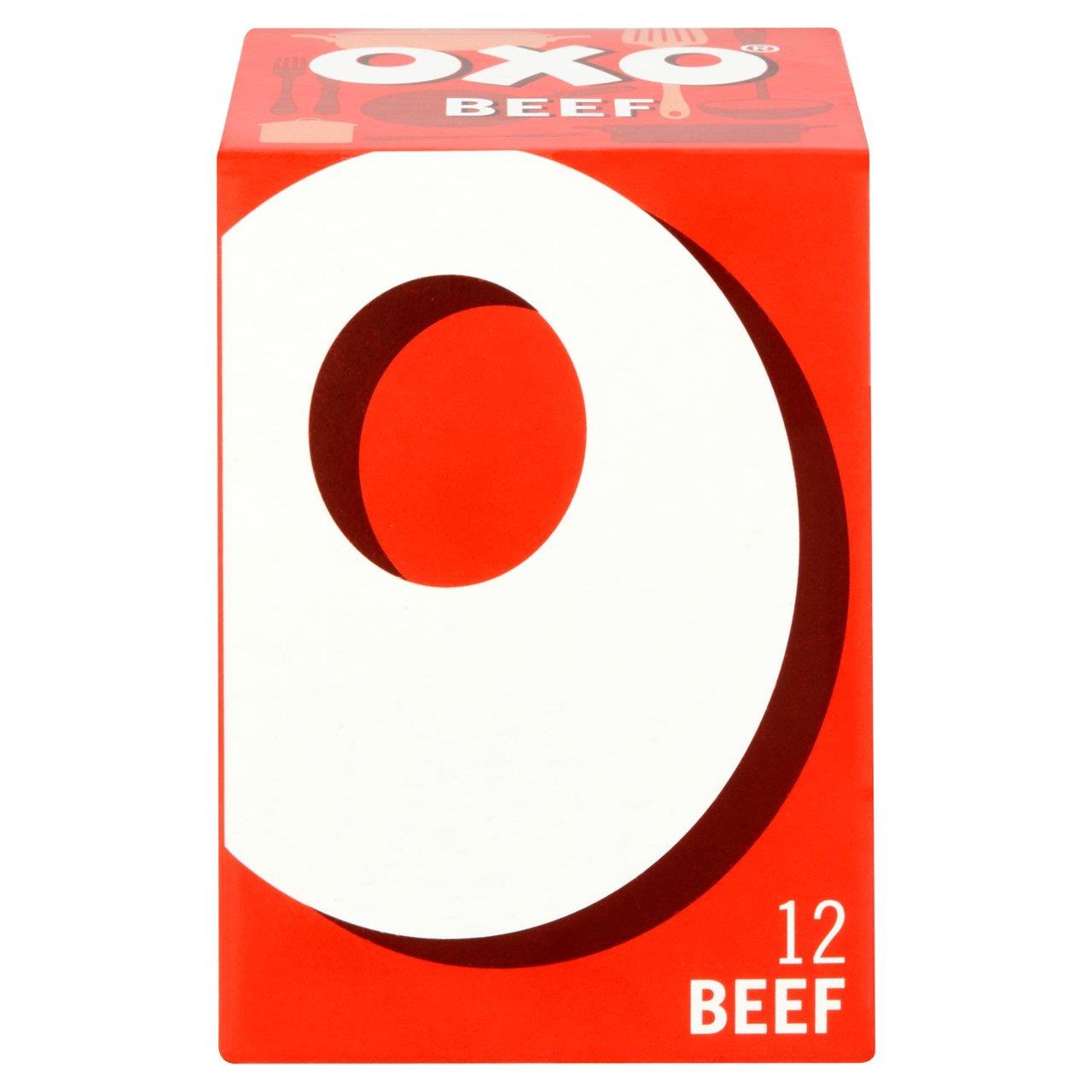 OXO Beef Stock Cubes 12 Pack 71g