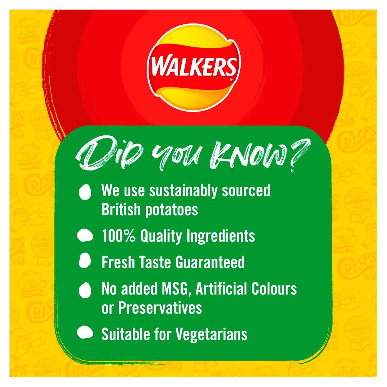 Walkers Marmite Crisps 6 Pack 25g