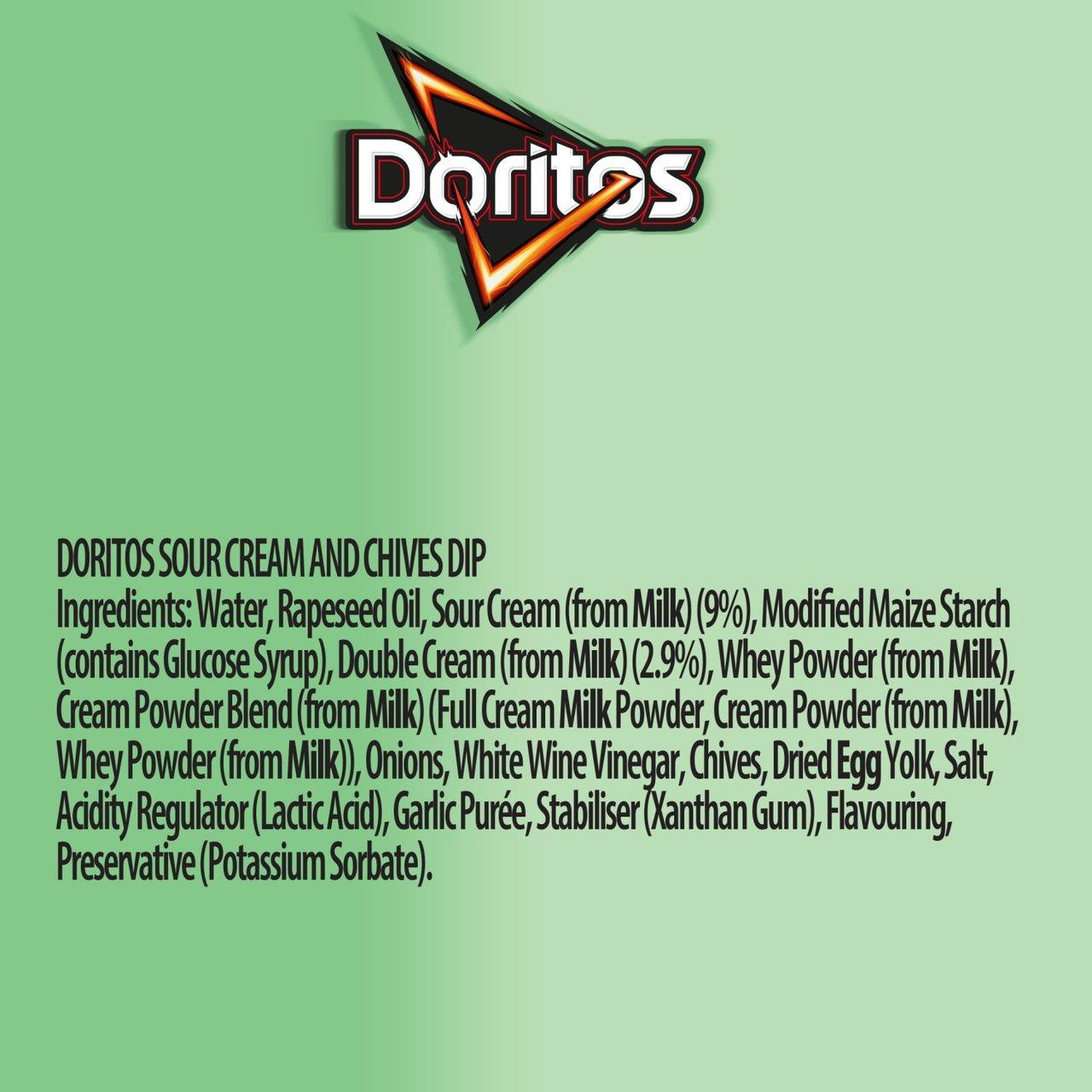 Doritos Sour Cream & Chives Sharing Dip Jar 280g