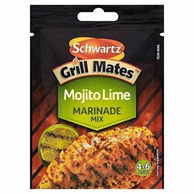 Schwartz Grill Mates Mojito Lime Marinade Mix Sachet 30g