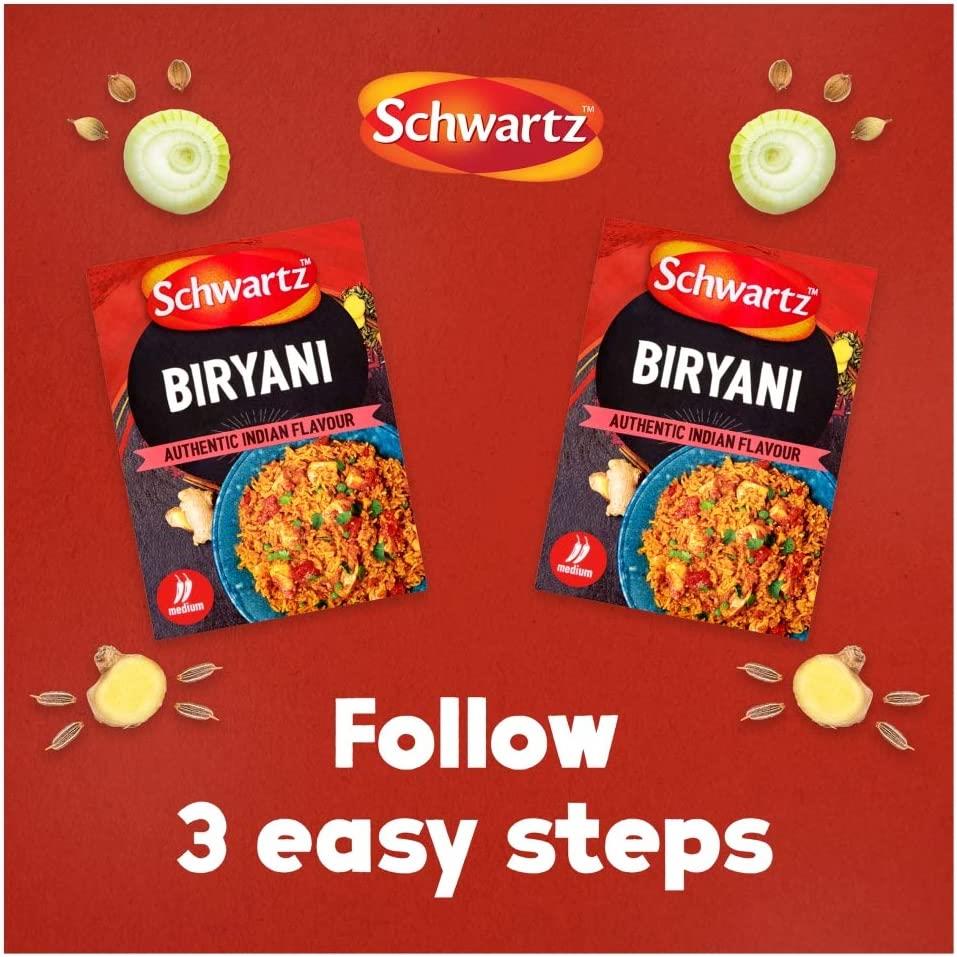 Schwartz Biryani Recipe Mix Sachet 28g