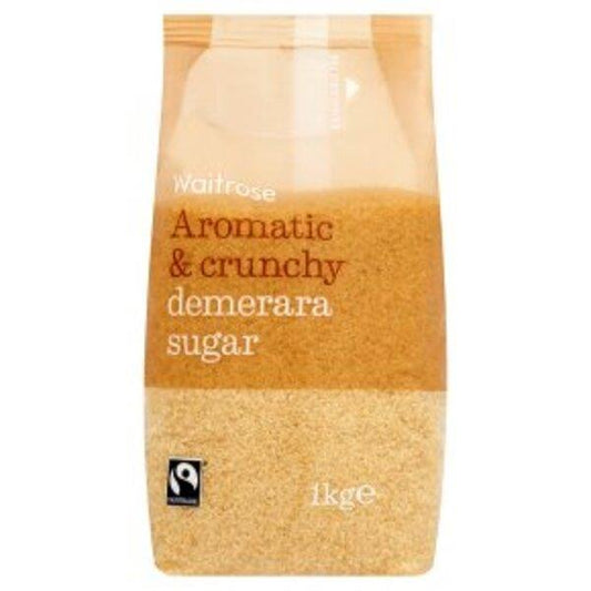Waitrose Aromatic & Crunchy Demerara Sugar 1kg
