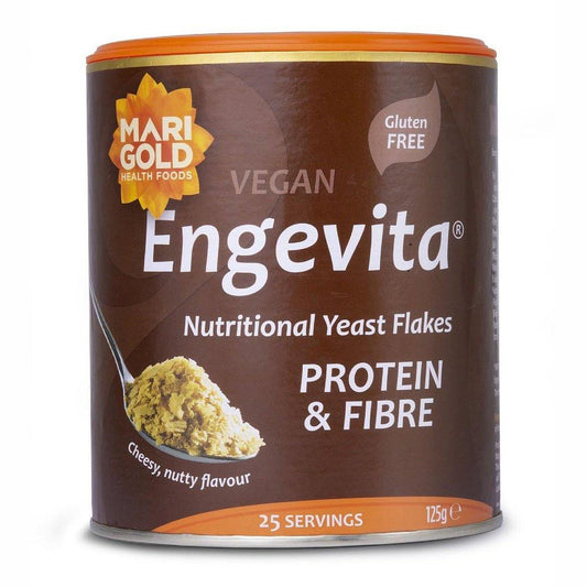 Marigold Engevita Vegan Yeast Flakes Protein & Fibre Tin 125g