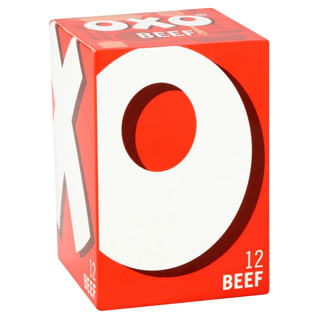 OXO Beef Stock Cubes 12 Pack 71g