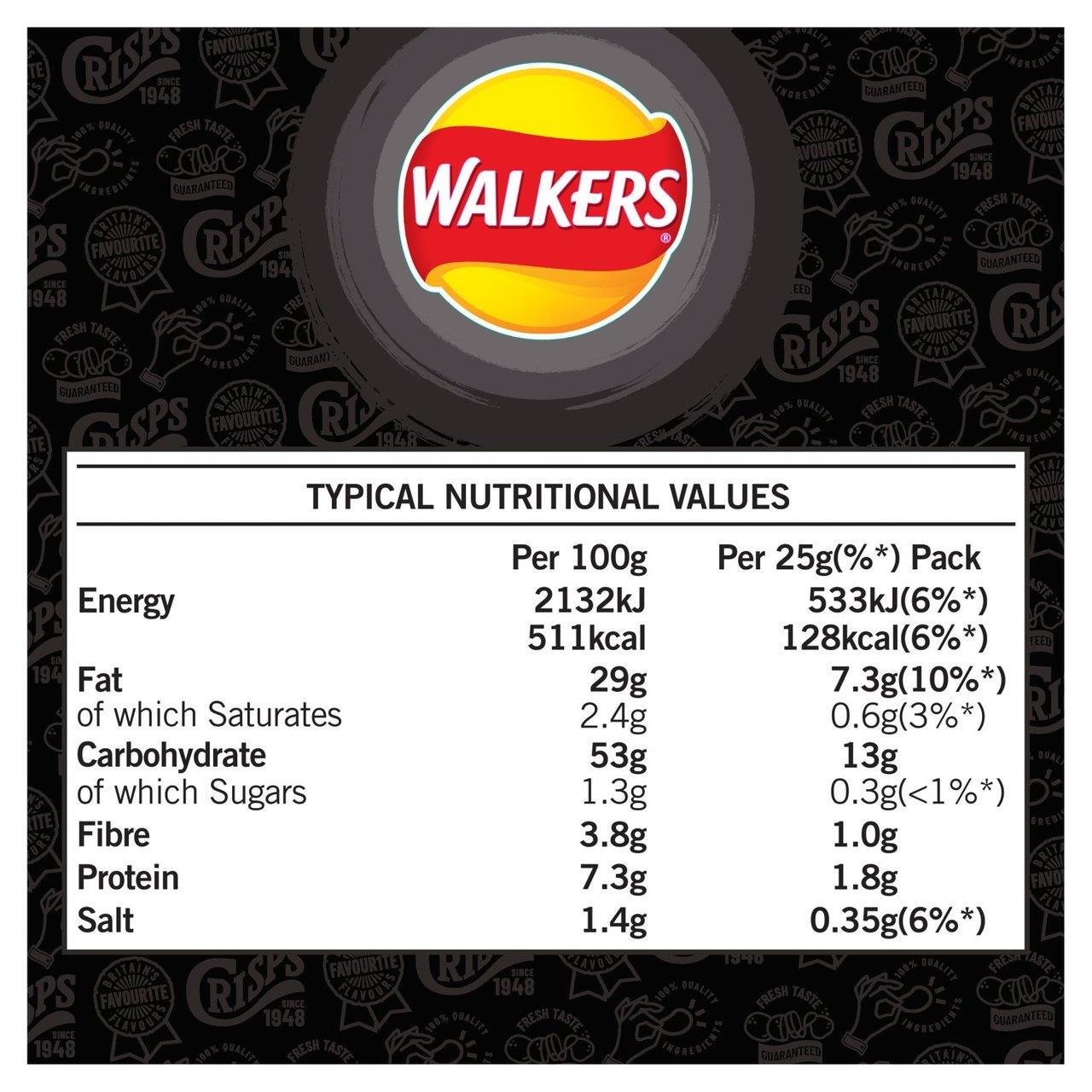 Walkers Marmite Crisps 6 Pack 25g