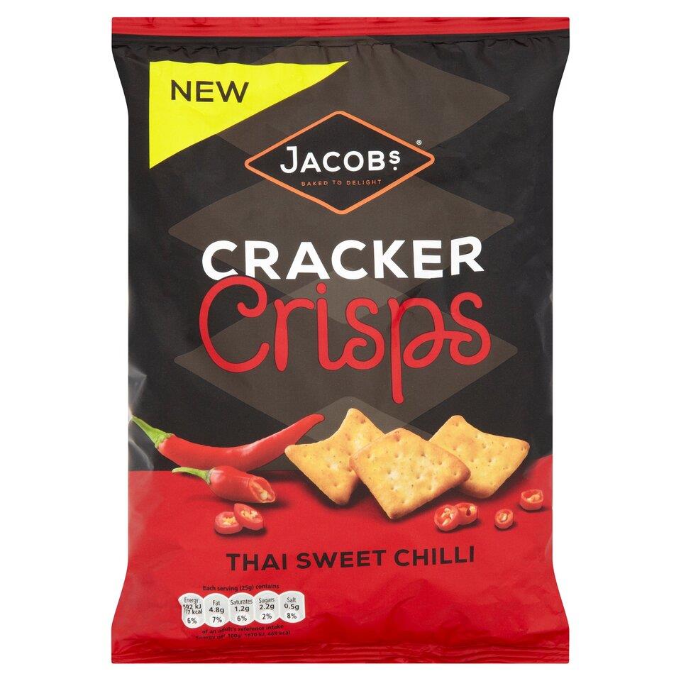 Jacobs Cracker Crisps Thai Sweet Chilli 150g