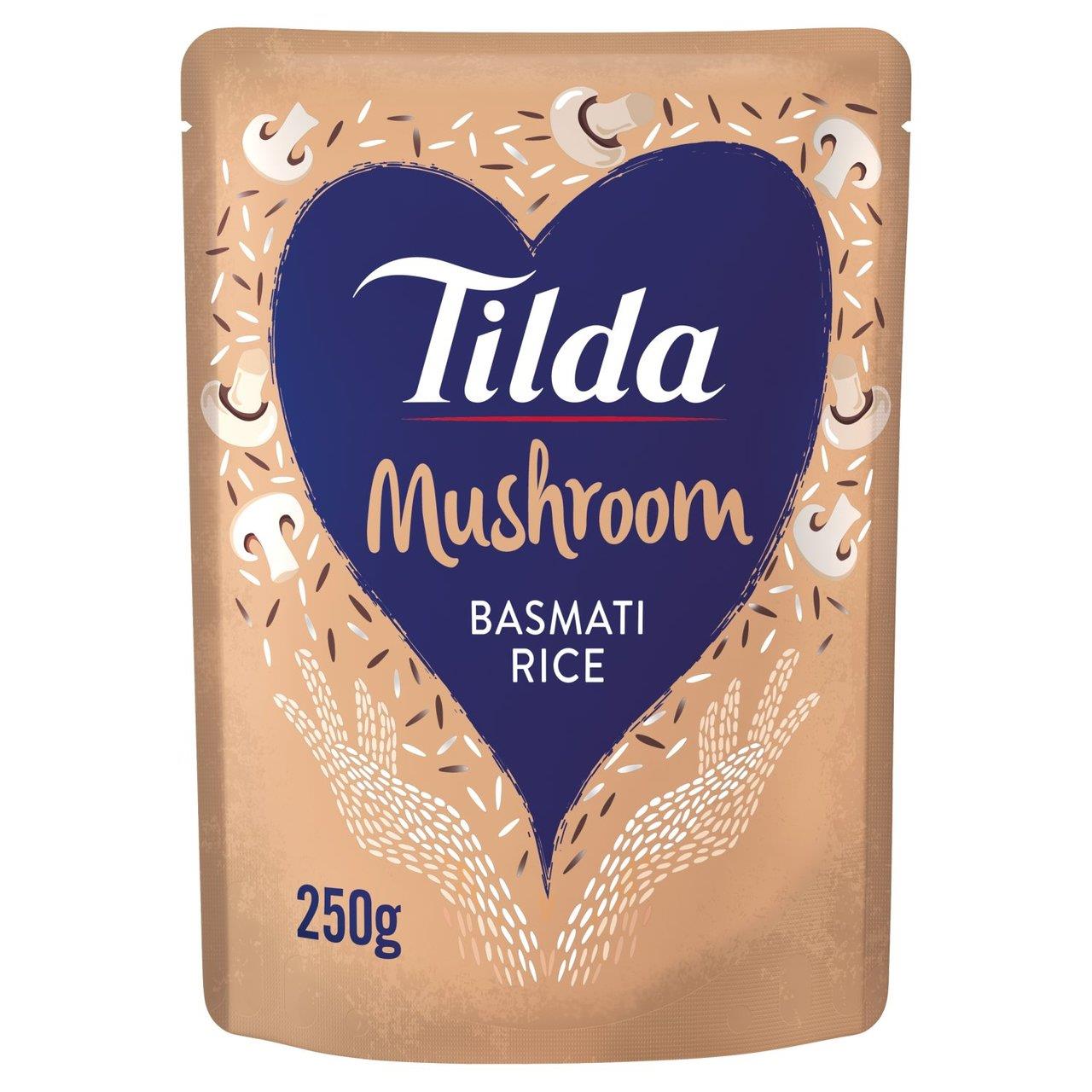 Tilda Mushroom Basmati Rice Pouch 250g