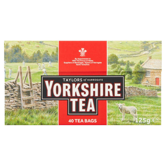 Yorkshire Tea 40 Tea Bags 125g – Willesborough Budgens