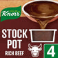Knorr Rich Beef Stock Pot 4 Pack 112g