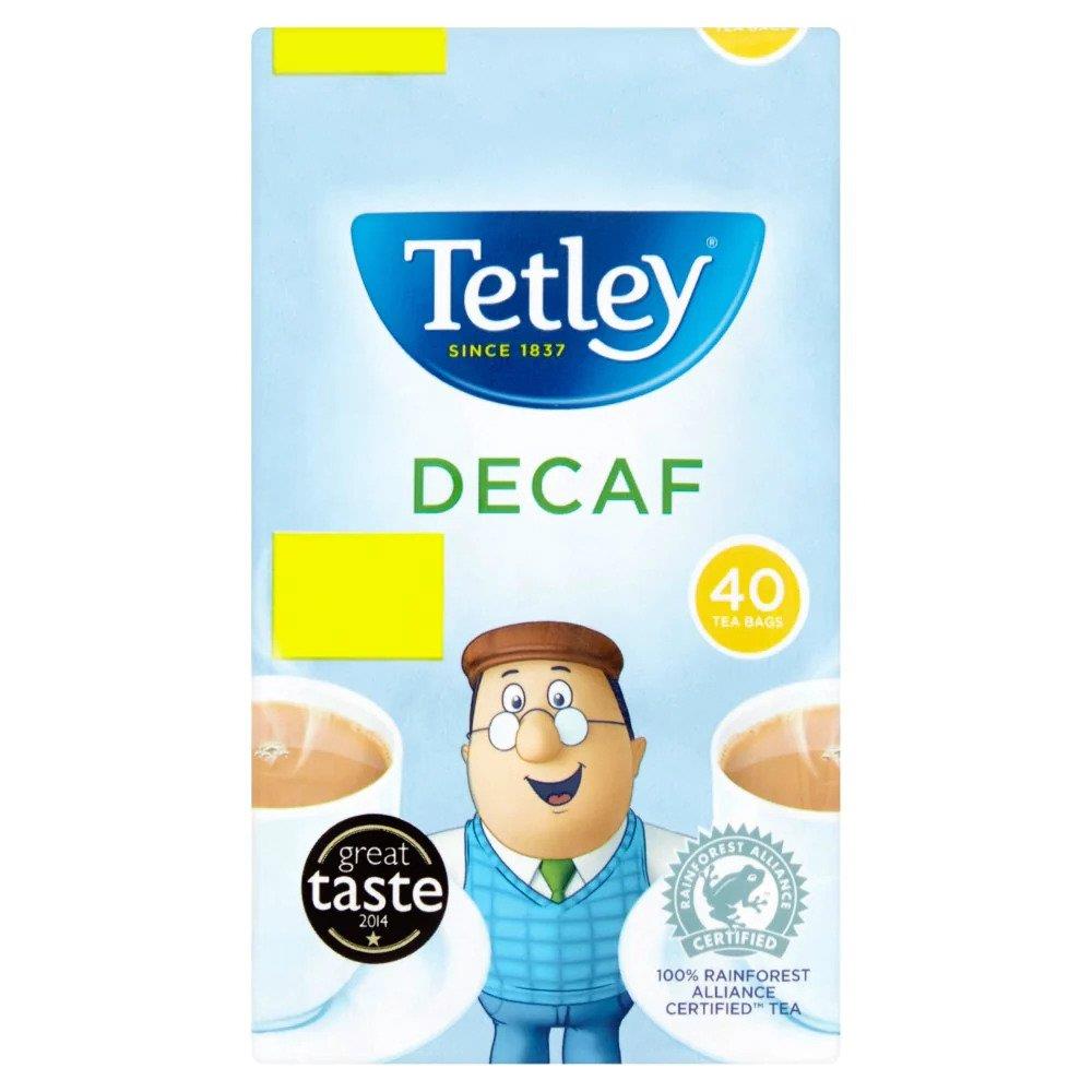 Tetley Decaf Tea Bags 40 Pack 125g