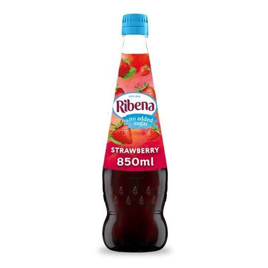 Ribena No Added Sugar Strawberry 850ml