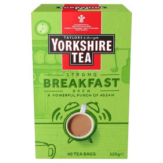 Yorkshire Tea Strong Breakfast Brew 40 Teabags 125g