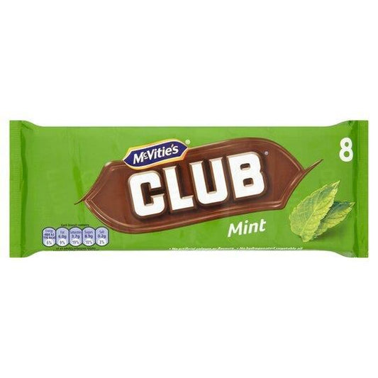 Mc Vities Club Mint 8 Pack 176g