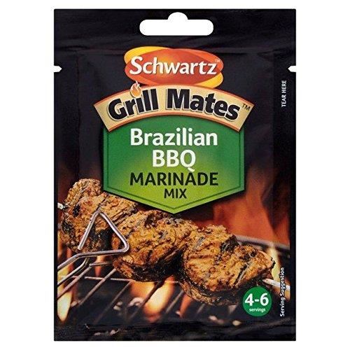 Schwartz Grill Mates Brazilian BBQ Smokey & Zesty Marinade Mix Sachet 30g