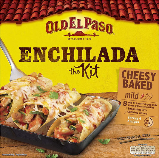 Old El Paso Enchilada Kit Cheesy Baked Mild 663g