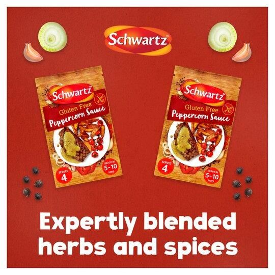 Schwartz Gluten Free Peppercorn Sauce Sachet 25g