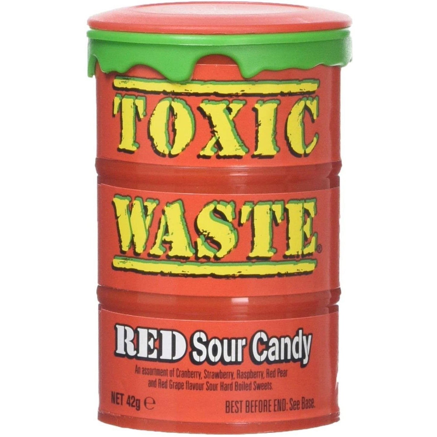 Toxic Waste Red Sour Candy 42g