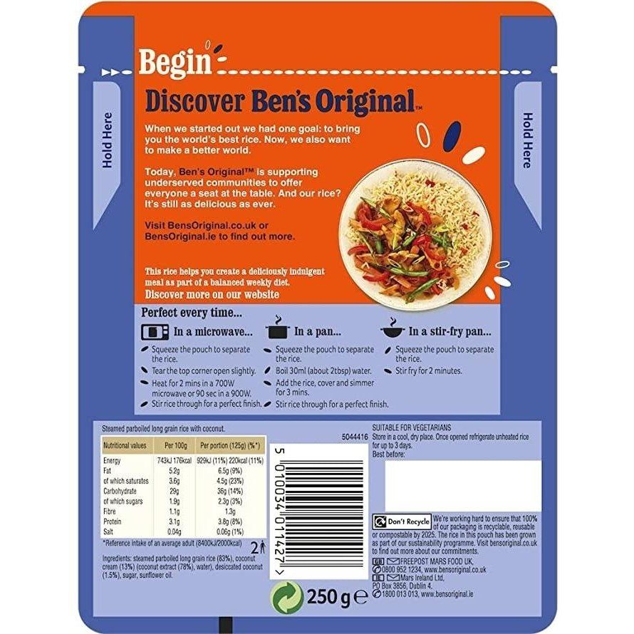 Ben's Original Coconut Microwave Rice 250g