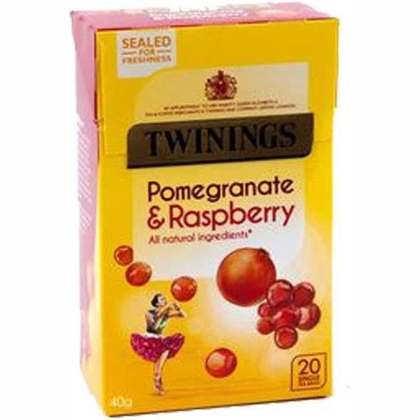 Twinings Pomegranate & Raspberry Tea Bags 20 Pack 40g