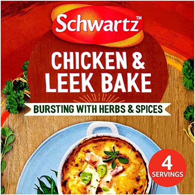 Schwartz Chicken & Leek Bake Recipe Mix Sachet 35g