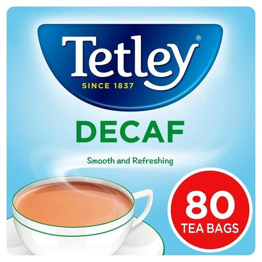 Tetley Decaf Tea Bags 80 Pack 250g