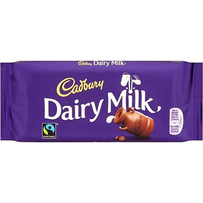 Cadbury Dairy Milk Chocolate Bar 110g