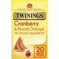 Twinings Cranberry & Blood Orange Tea Bags 20 Pack 40g
