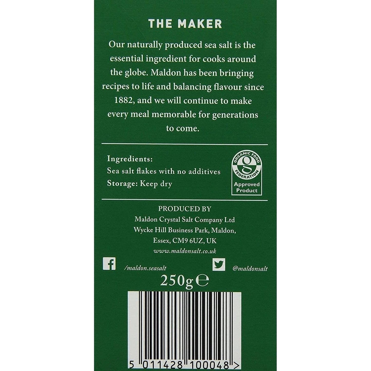 Maldon Sea Salt Flakes 250g