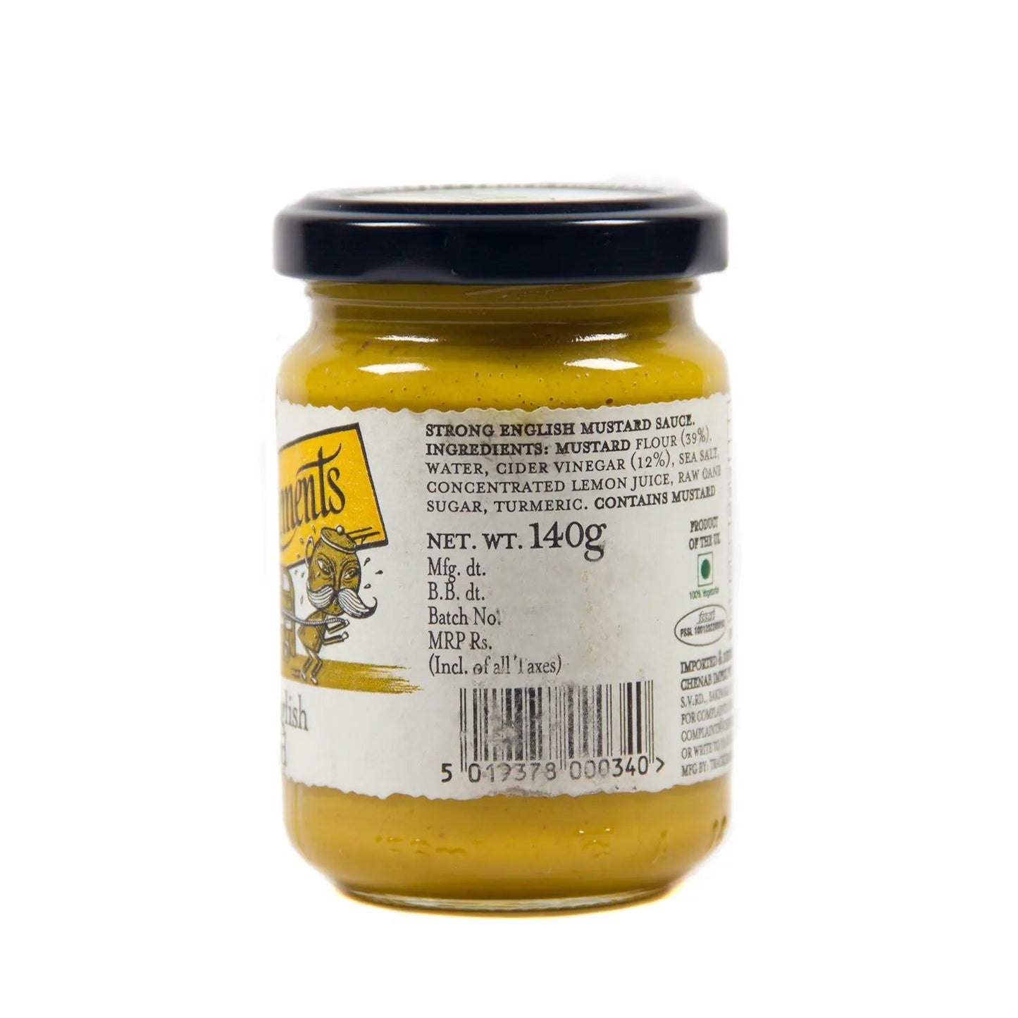 Tracklements Strong English Mustard Jar 140g