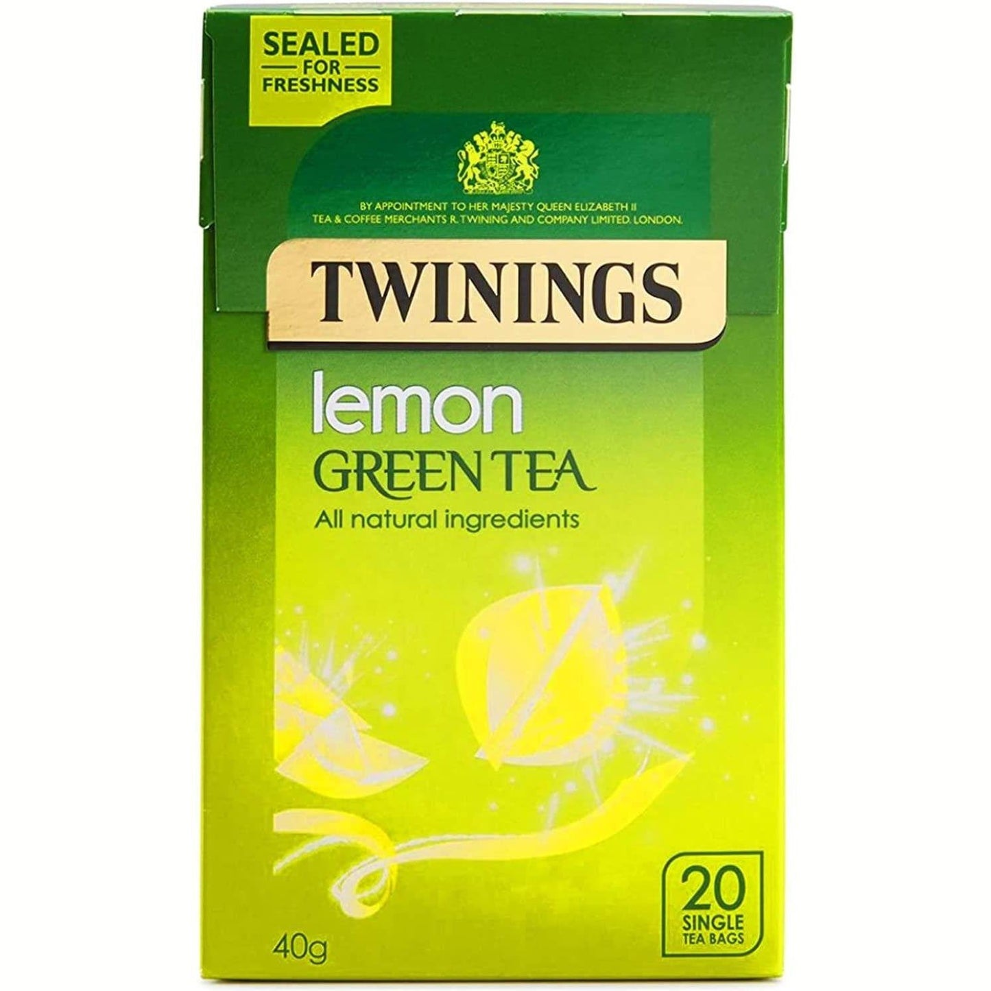 Twinings Lemon Green Tea Bags 20 Pack 40g