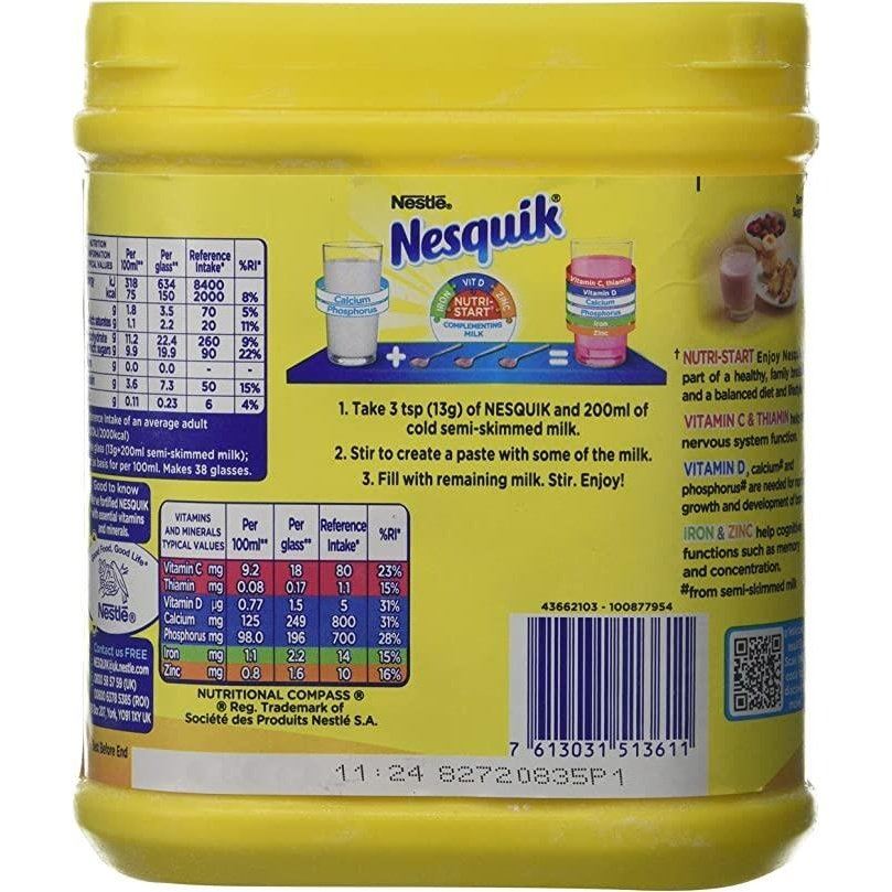 Nesquik Strawberry Powder 500g